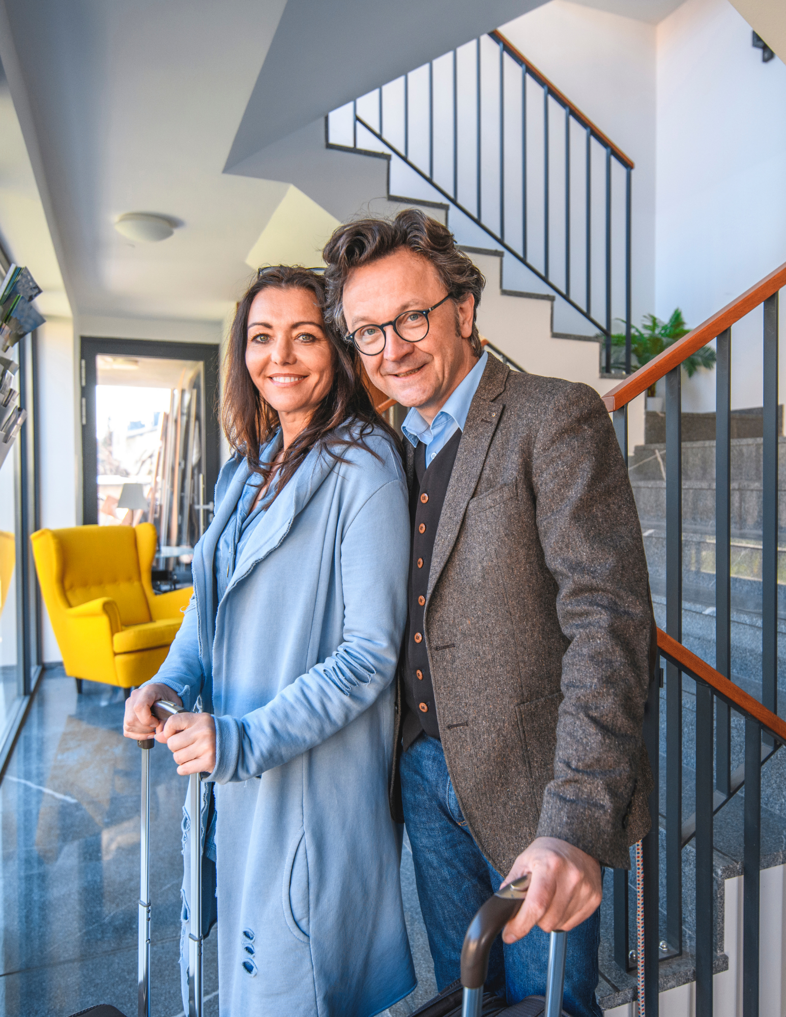 Couple en vacances chez Nil a bules